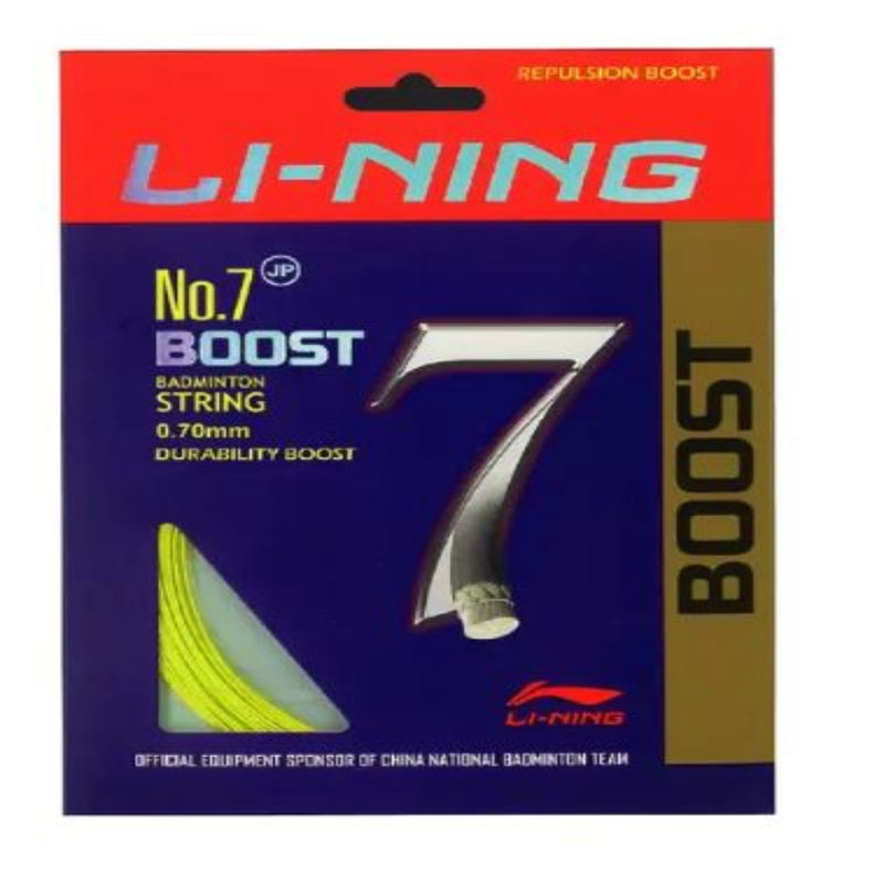 Load image into Gallery viewer, Li-ning Boost No 7 Badminton String 0.66mm (one racket can be strung)
