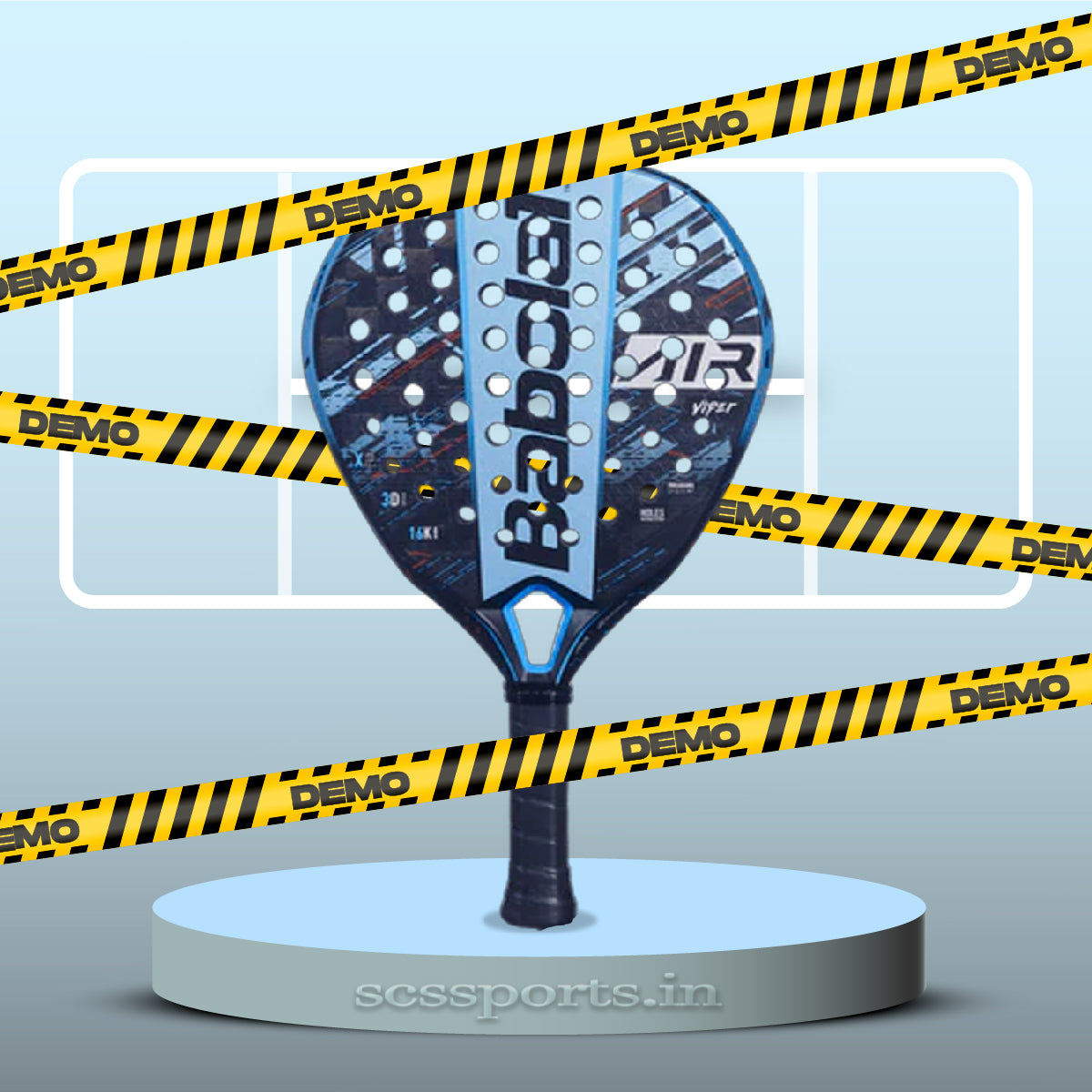 Demo of the Babolat Air Viper 2024 Padel Racket only for Padel players in Mumbai.