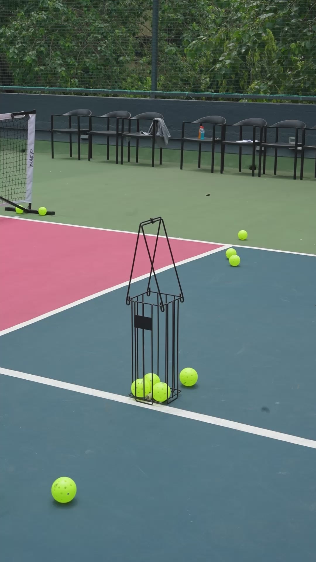 Load video: Puls8 Pickleball Ball Picker