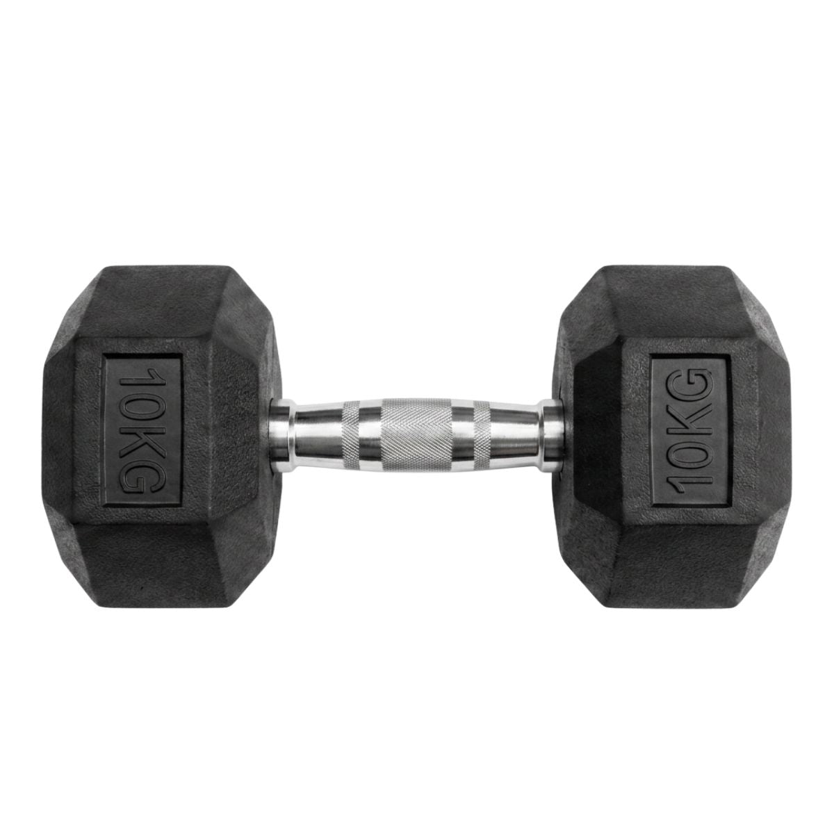 Puls8 Hex Rubber Coated Dumbbell (Single Dumbell)