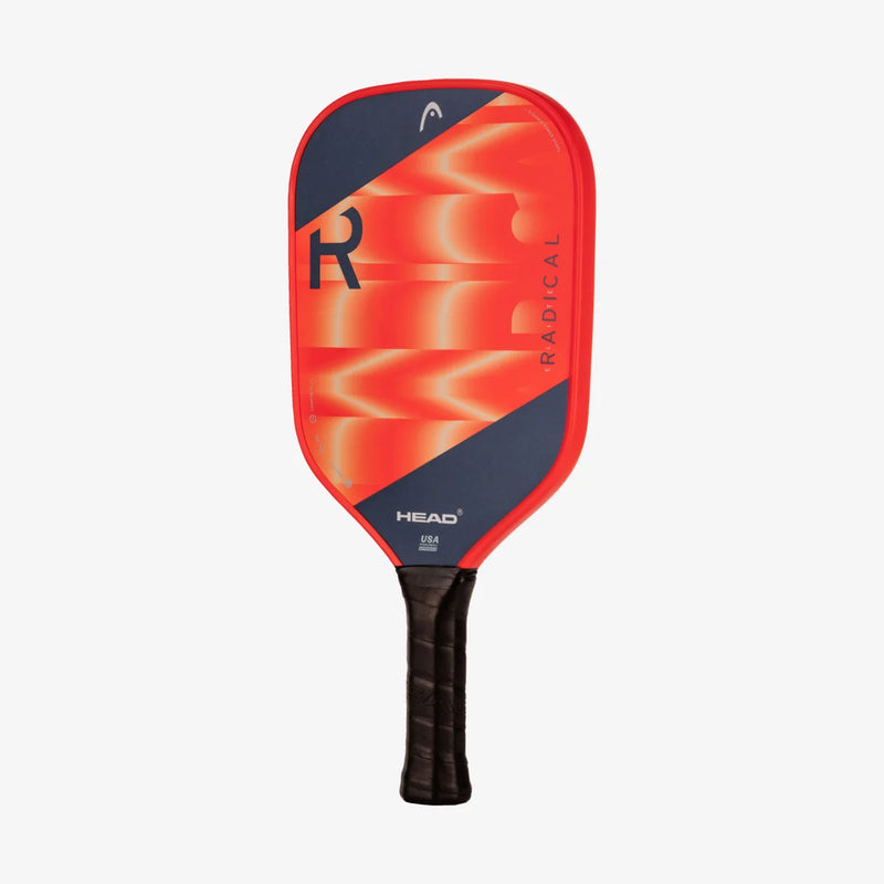 Load image into Gallery viewer, Close-up of the Head Radical Elite grip and paddle surface
