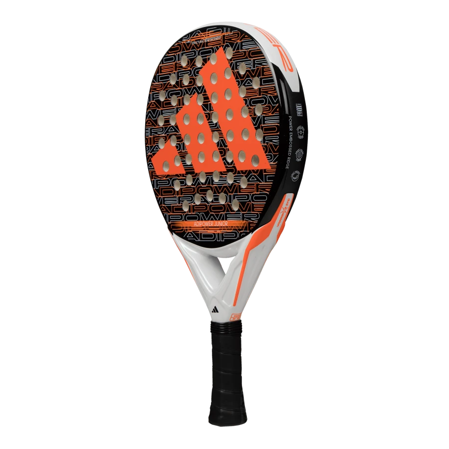 Durable Adidas Adipower Junior 3.3 padel racquet with a comfortable grip for junior players
