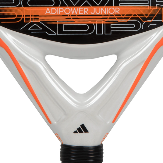 Adidas Adipower Junior 3.3 padel racquet featuring a reinforced structure for consistent play
