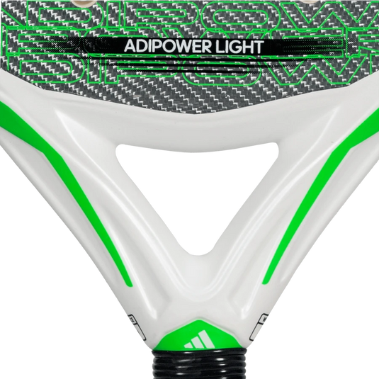 Adidas Adipower Light 3.3 padel racquet featuring a durable construction for consistent performance
