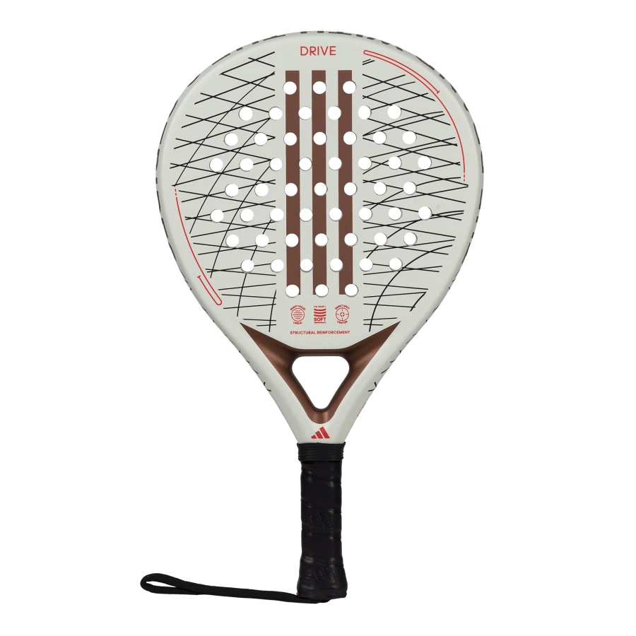 Lightweight Adidas Drive 3.3 Vintage padel racquet offering excellent maneuverability and control
