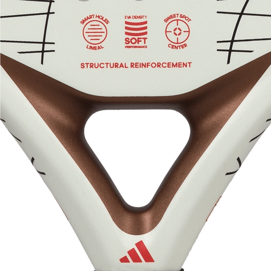 Adidas Drive 3.3 Vintage padel racquet featuring a comfortable grip for enhanced control
