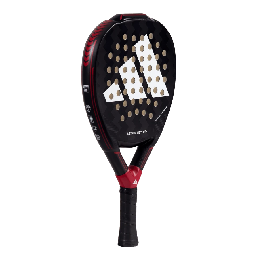 High-performance Adidas Metalbone Youth 3.3 padel racquet built for developing skills and improving technique
