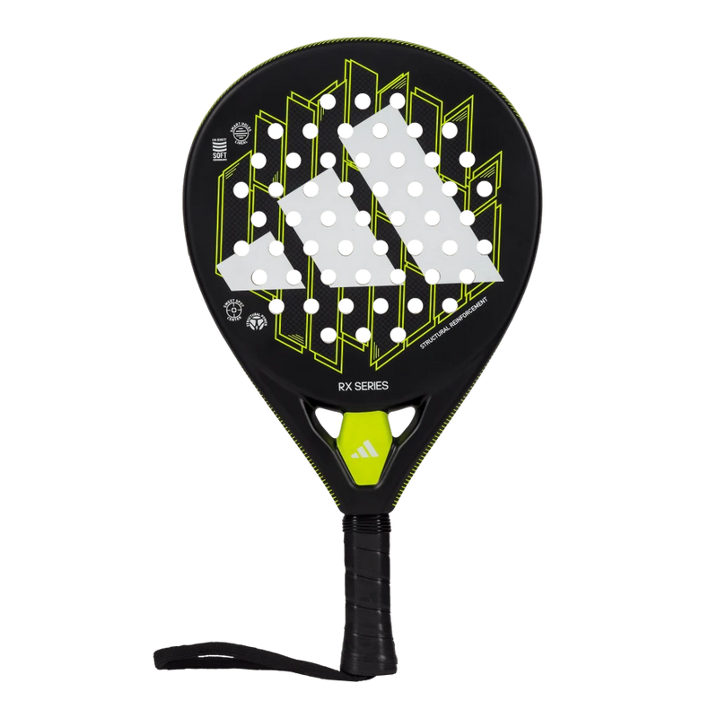 Load image into Gallery viewer, High-performance Adidas RX Series Lime padel racquet with a vibrant lime color for visibility

