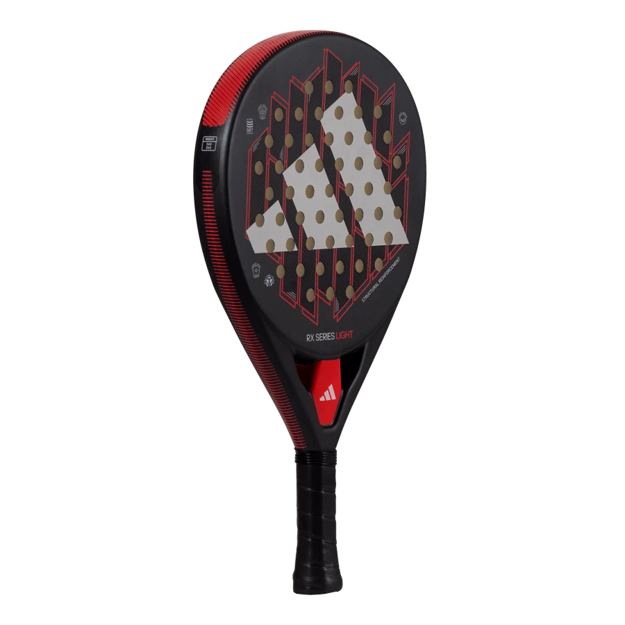 Comfortable Adidas RX Series Light padel racquet featuring a soft grip for improved handling
