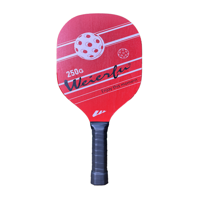 Load image into Gallery viewer, Weierfu Wooden Pickleball Paddle Set red single
