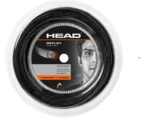 Load image into Gallery viewer, Head Reflex 16L Squash String (18 racket can be strung)
