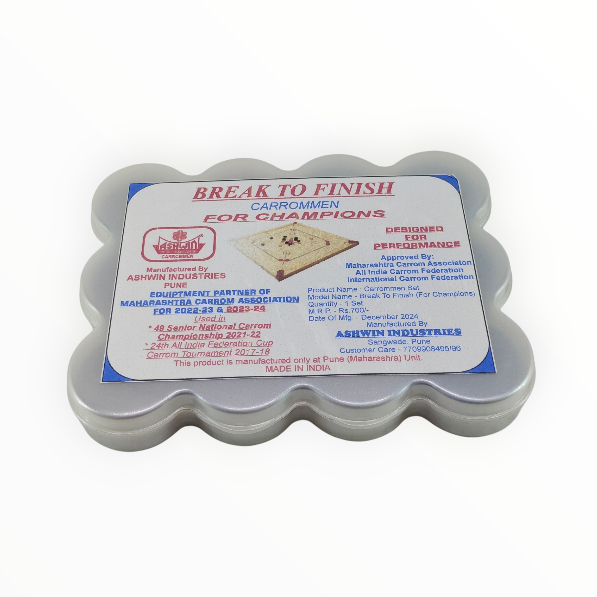 Ashwin Break To Finish For Champions Carrom Coin