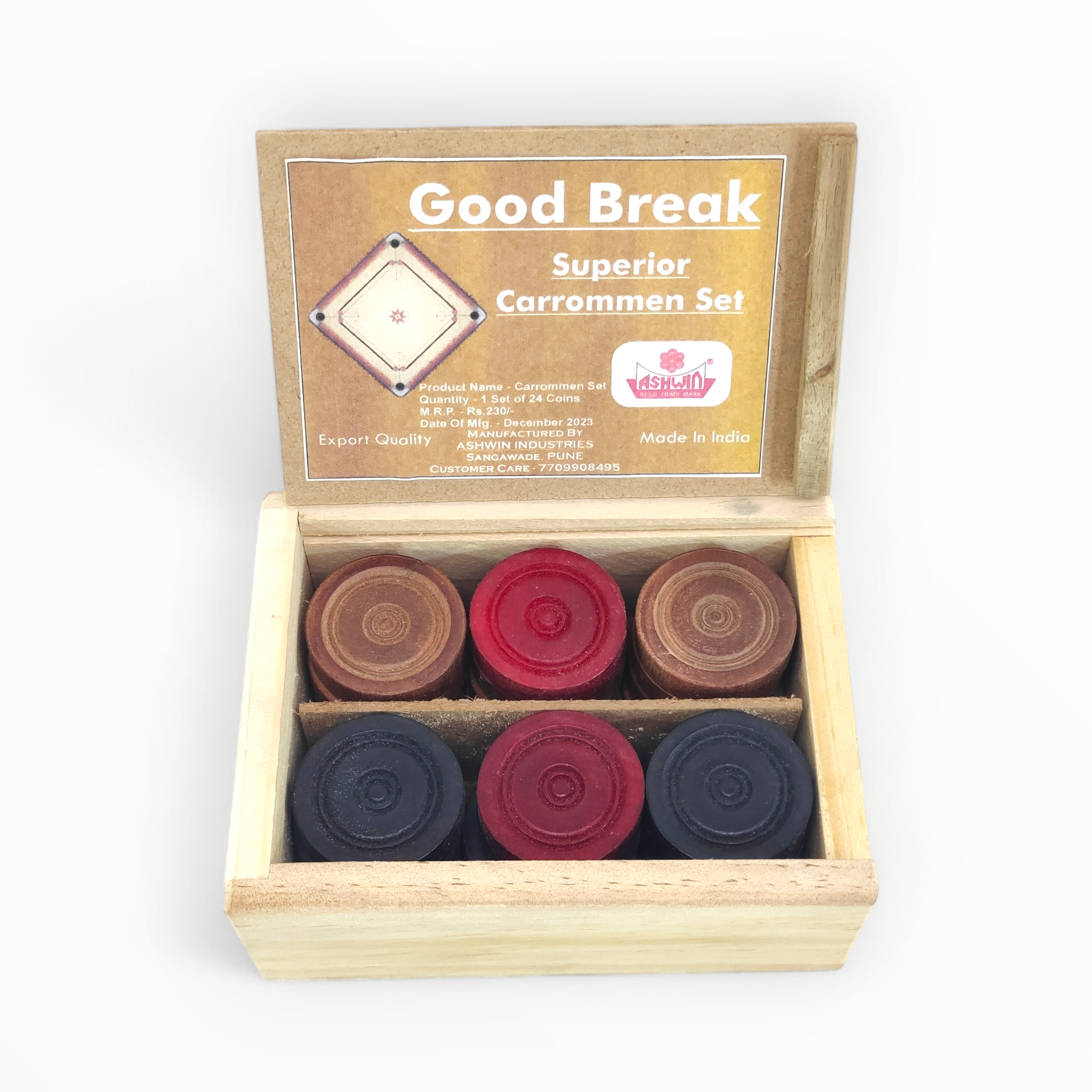 Ashwin Good Break  Carrom Coin