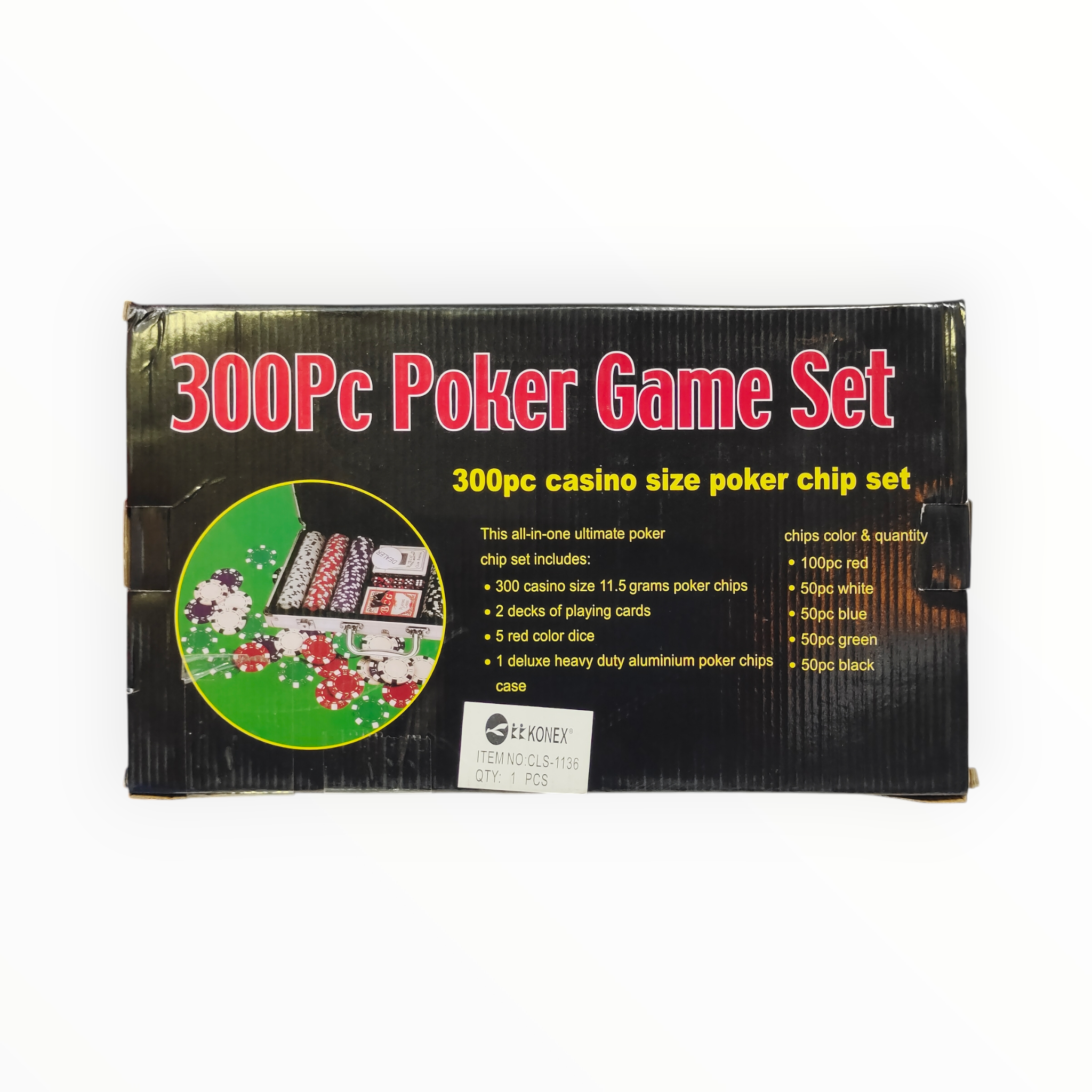 Konex 300 Chips Poker Set