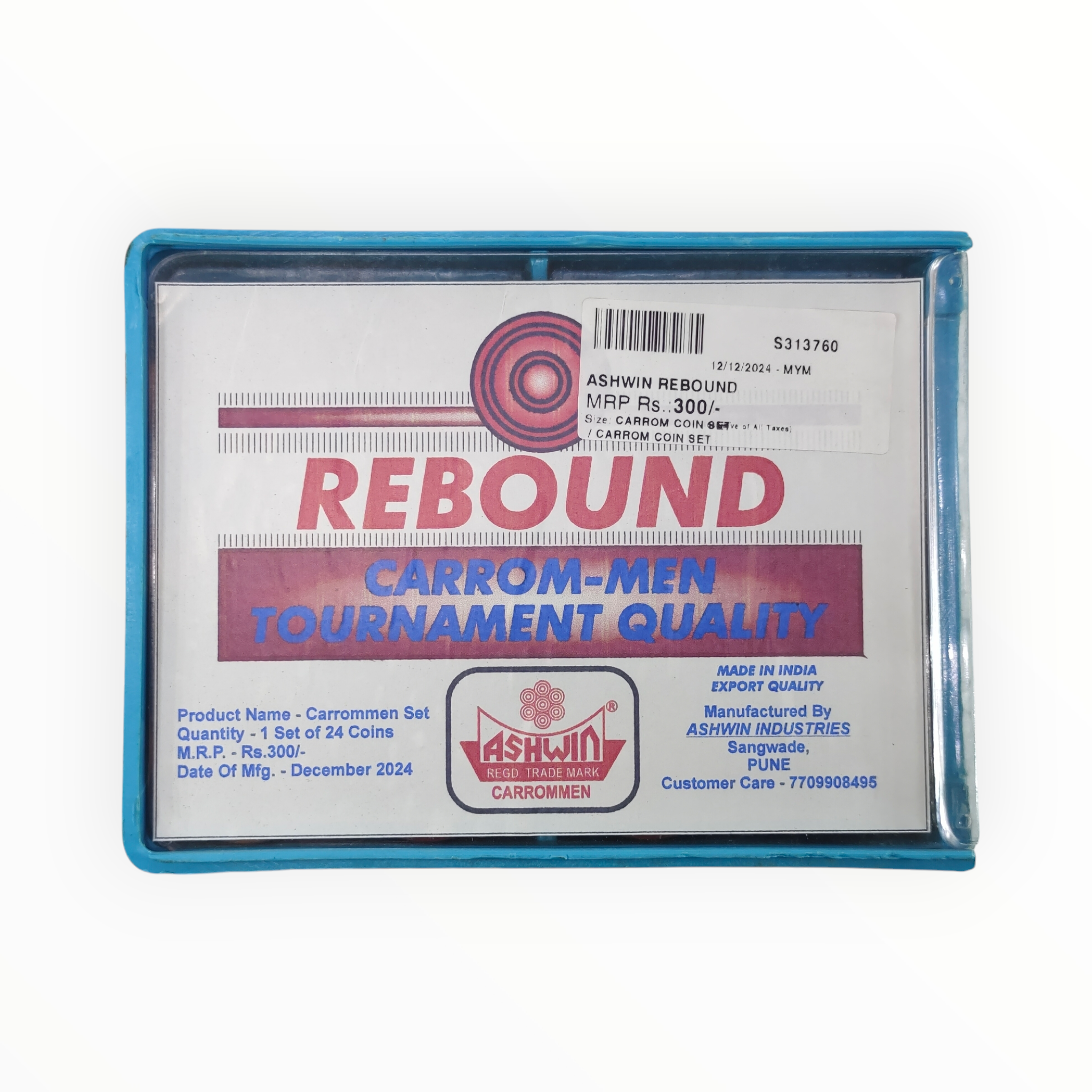 Ashwin Rebound Carrom Coin