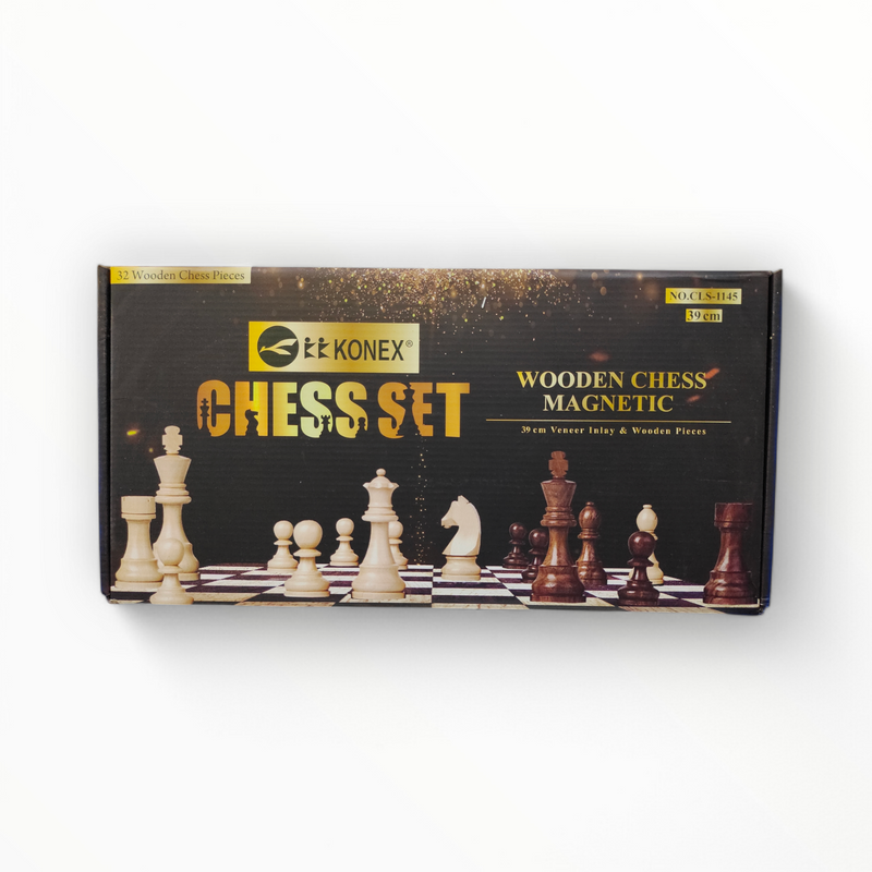 Load image into Gallery viewer, Konex Wooden Magnetic Chess Board
