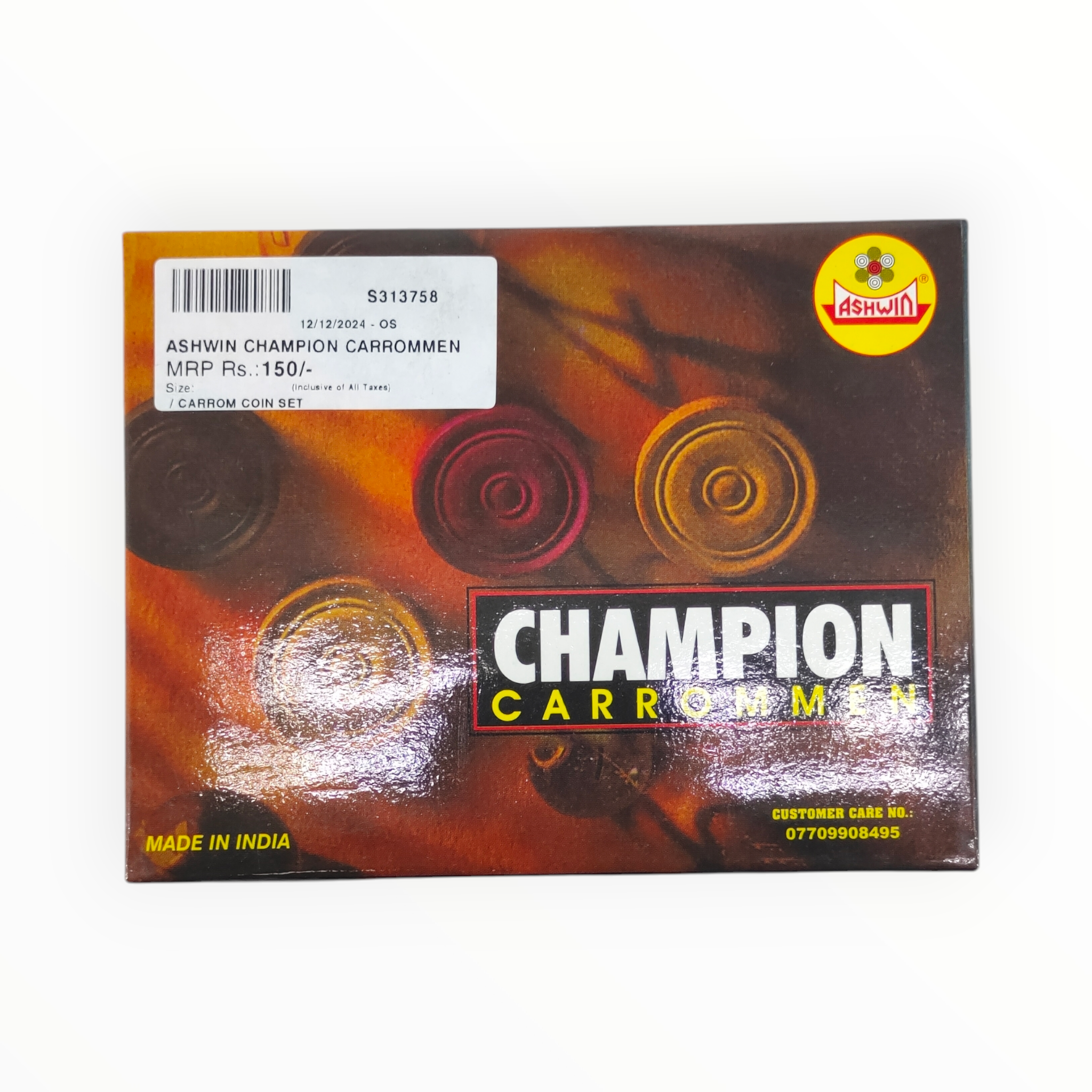 Ashwin Champion Carrommen Carrom Coin