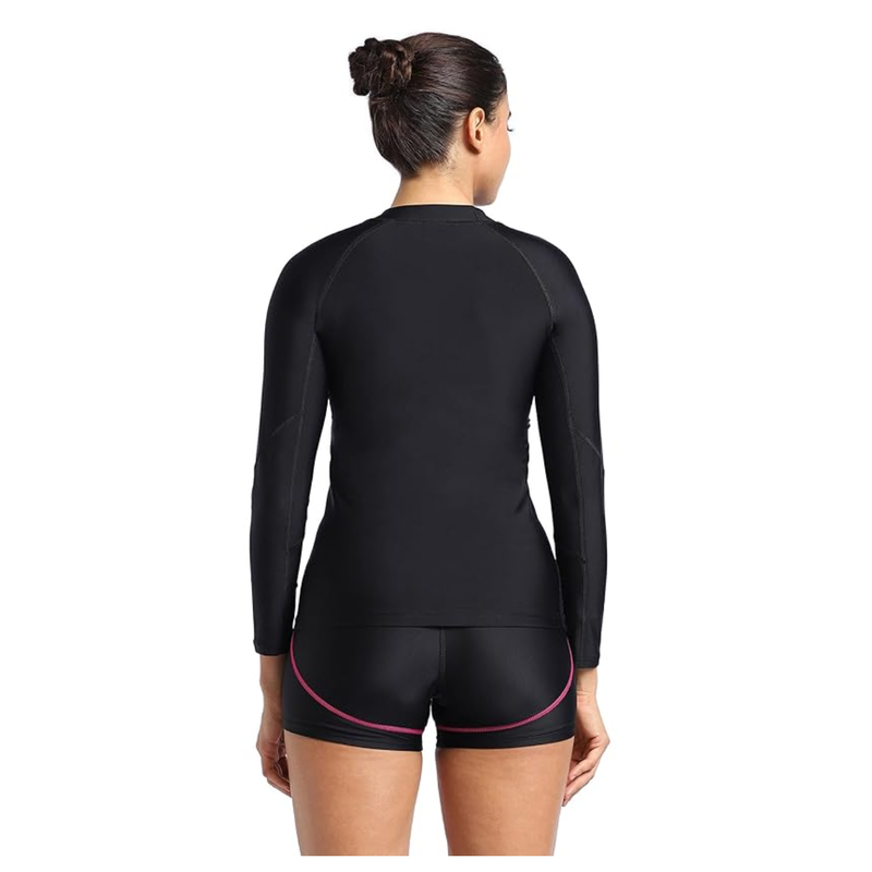 Load image into Gallery viewer, Speedo AF Hypboom Long Sleeve Rash Top Swimming Costume Female
