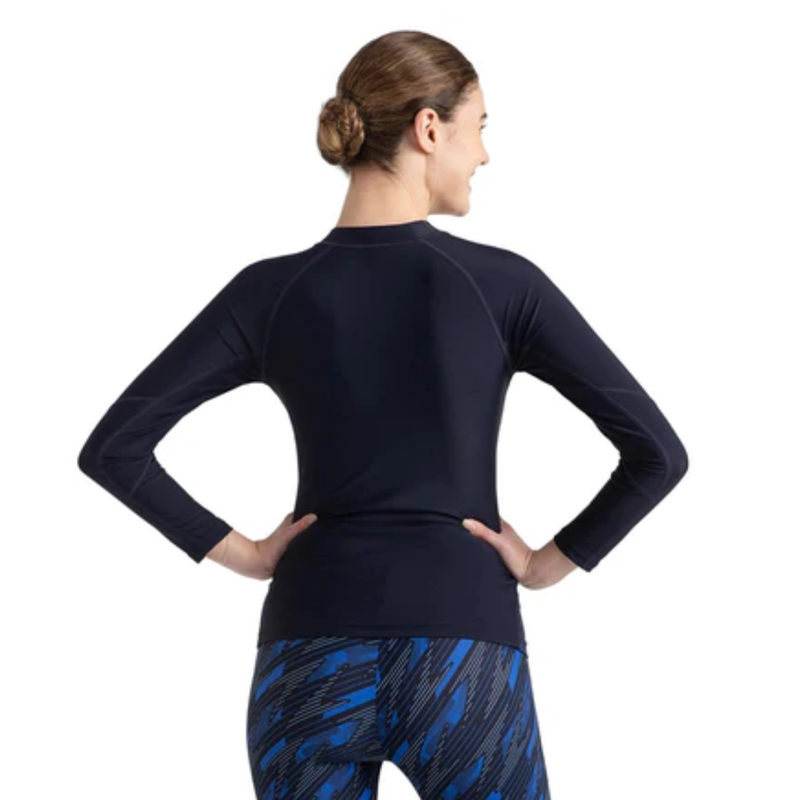 Load image into Gallery viewer, Speedo AF Hypboom Long Sleeve Rash Top Swimming Costume Female
