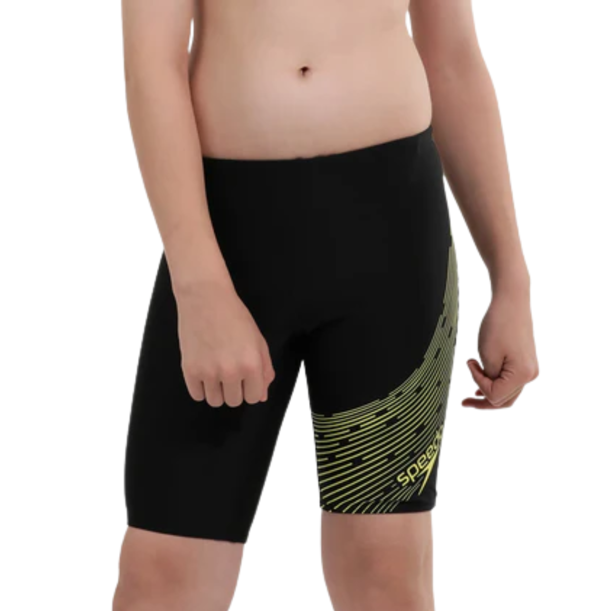 Speedo JM Medley Logo Jammer Boys Swimming Costume