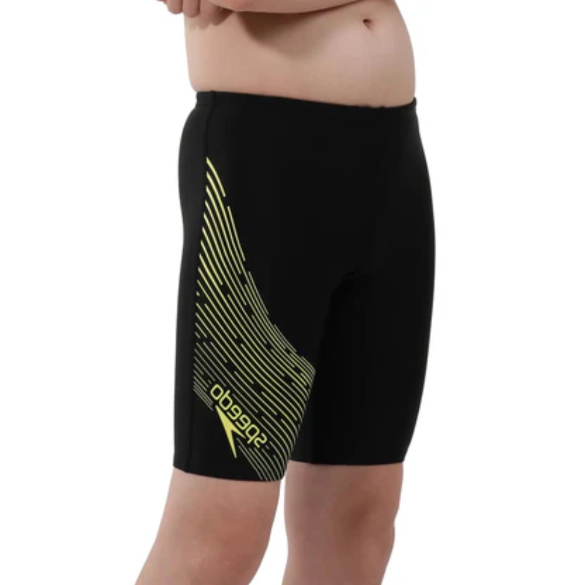 Speedo JM Medley Logo Jammer Boys Swimming Costume