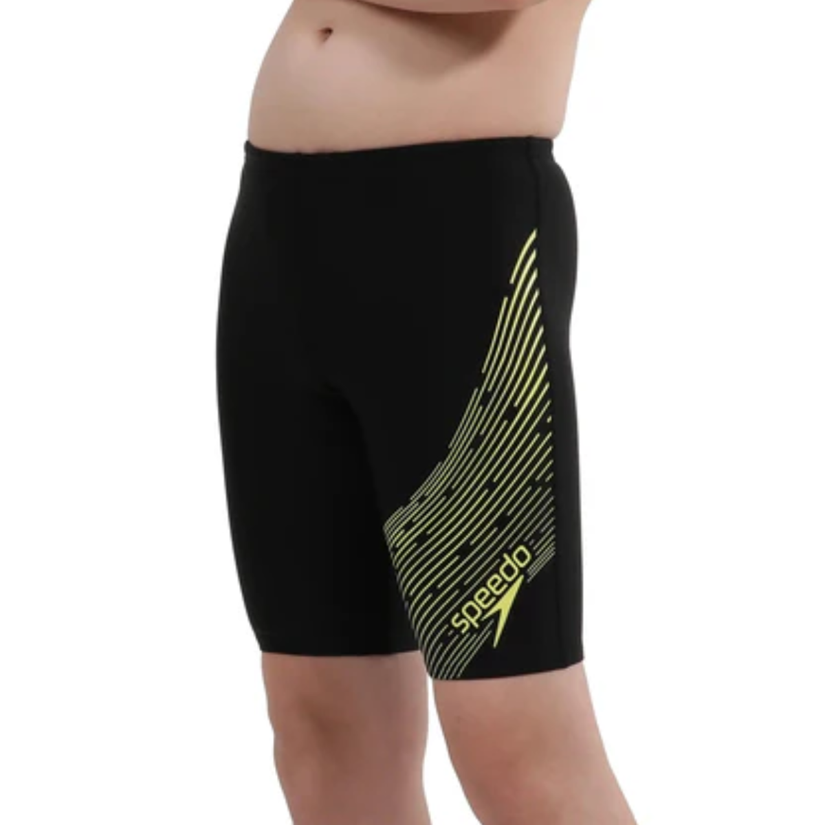 Speedo JM Medley Logo Jammer Boys Swimming Costume