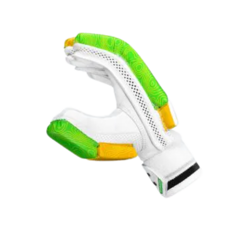 Load image into Gallery viewer, DSC Attitude Grn/Ylw 2024 Cricket Batting Gloves
