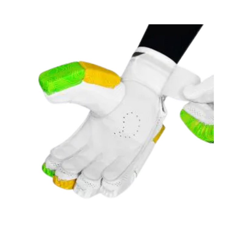 Load image into Gallery viewer, DSC Attitude Grn/Ylw 2024 Cricket Batting Gloves
