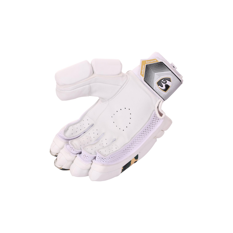 Load image into Gallery viewer, SG HP 33 White Cricket Batting Gloves
