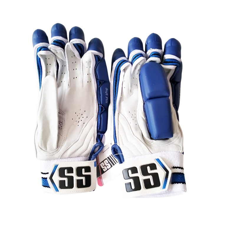 Load image into Gallery viewer, SF Test Blue Cricket Batting Gloves
