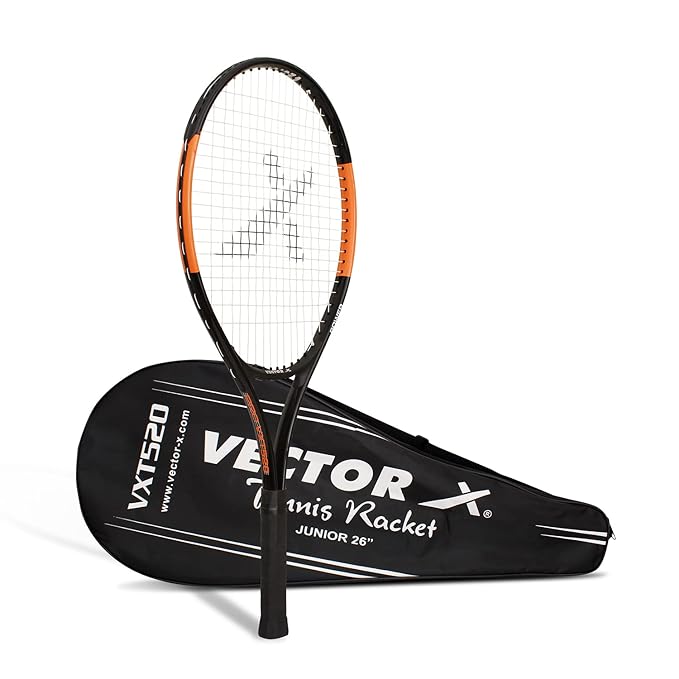 Load image into Gallery viewer, Vector X VXT-520 Jr Tennis Racket Full Cover
