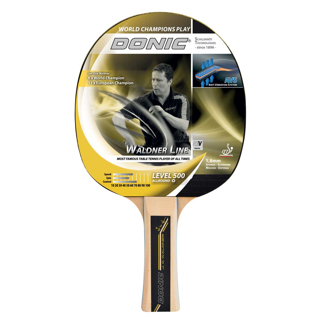 Donic Waldner 500  Table Tennis Bat (With Cover)