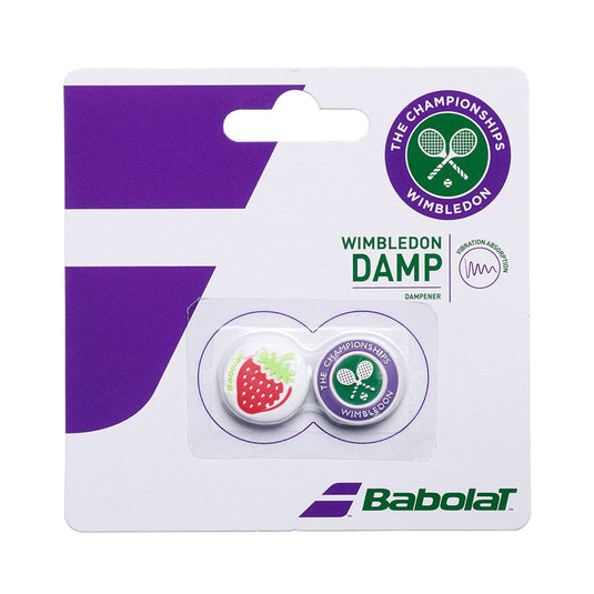 Babolat Wimbledon Dampener X2 White/Green ( Pack of 2 )