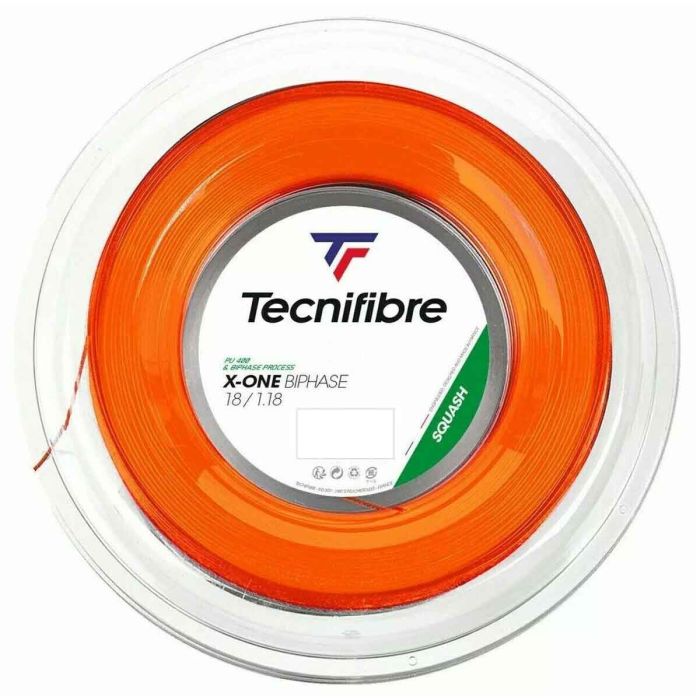 Tecnifibre X-one Biphase Squash String Orange (1.18/200mm)
