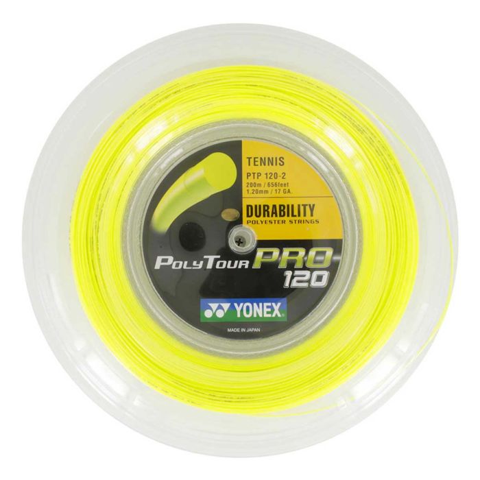 Yonex Poly Tour Pro Tennis String in flash yellow color